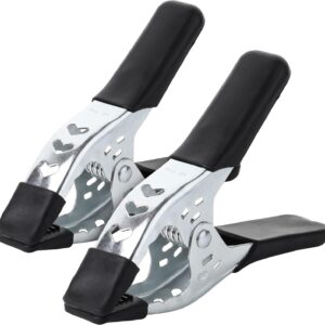 Mr. Pen- Spring Clamps, 6 Inches, 2 Pack, PVC-Coated Tips