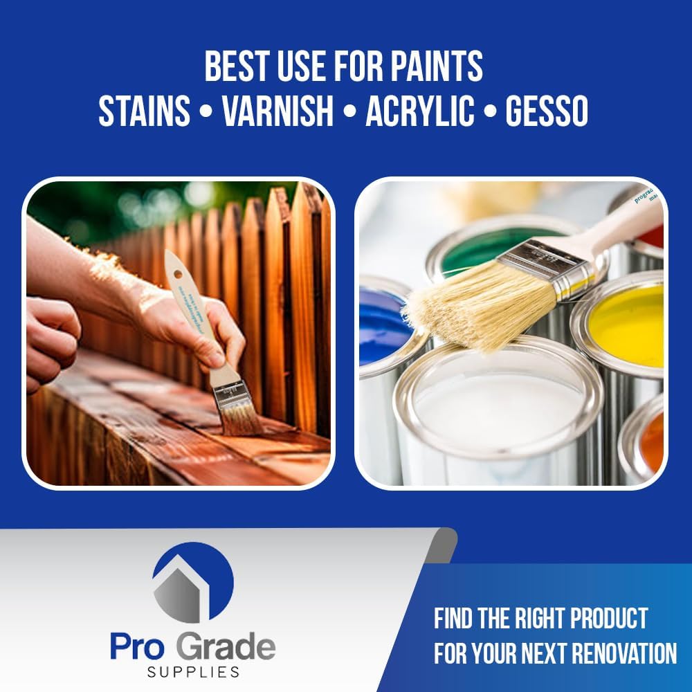 Pro Grade 2" Chip Brushes, Disposable Paint Brushes, for Paint, 96 Pack - Image 4